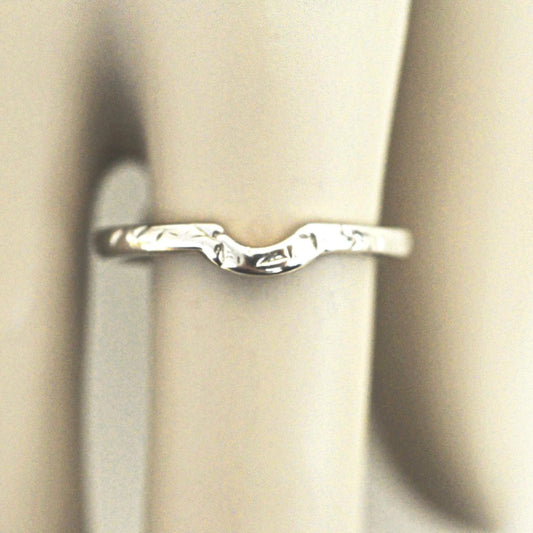 Artimis - Custom Made Wedding set in Platinum Silver PT950 or Guard Ring(s) or Solitaire Engagement Ring
